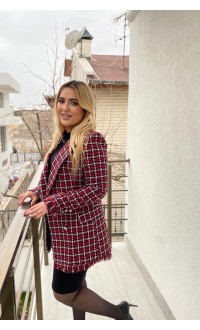 ekose renkli ceket
